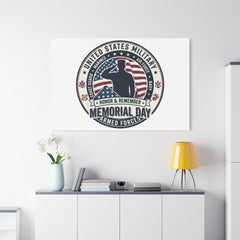 Memorial Day USA 250 Vintage Distressed Canvas | 1776–2026 Patriotic Americana