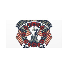 Honor the Fallen Memorial Day Canvas | USA 250, 1776–2026, vintage distressed