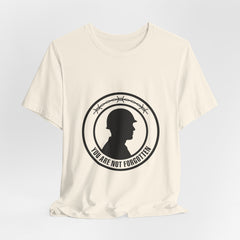 You Are Not Forgotten Tee, Memorial Day USA 250, 1776–2026, vintage distressed patriotic