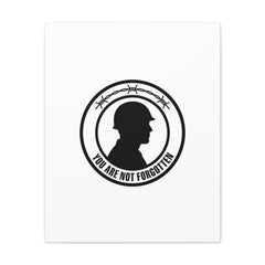 You Are Not Forgotten Canvas, Memorial Day USA 250, 1776–2026 Americana