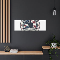 Memorial Day USA 250 Vintage Distressed Canvas | 1776–2026 Patriotic Americana