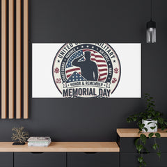 Memorial Day USA 250 Vintage Distressed Canvas | 1776–2026 Patriotic Americana