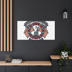 Honor the Fallen Memorial Day Canvas | USA 250, 1776–2026, vintage distressed