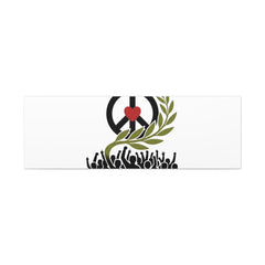 Practice Peace Not War Canvas | Anti-War, Peace Protest Art