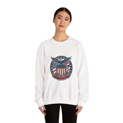 USA 250 Vintage Distressed Eagle Shield Sweatshirt | 1776–2026 Memorial Day, Patriotic Red White Blue