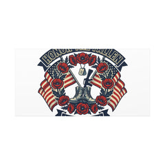 Honor the Fallen Memorial Day Canvas | USA 250, 1776–2026, vintage distressed
