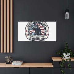Memorial Day USA 250 Vintage Distressed Canvas | 1776–2026 Patriotic Americana