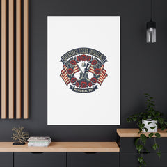 Honor the Fallen Memorial Day Canvas | USA 250, 1776–2026, vintage distressed