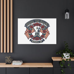 Honor the Fallen Memorial Day Canvas | USA 250, 1776–2026, vintage distressed