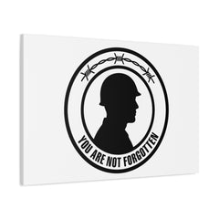You Are Not Forgotten Canvas, Memorial Day USA 250, 1776–2026 Americana