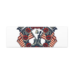 Honor the Fallen Memorial Day Canvas | USA 250, 1776–2026, vintage distressed