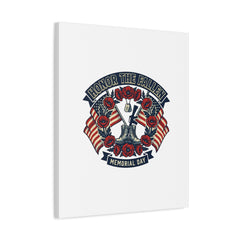 Honor the Fallen Memorial Day Canvas | USA 250, 1776–2026, vintage distressed