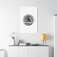 Memorial Day USA 250 Vintage Distressed Canvas | 1776–2026 Patriotic Americana