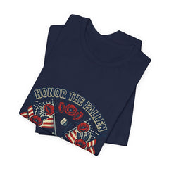 Honor the Fallen Memorial Day Tee | USA 250, 1776–2026 Vintage Distressed Americana