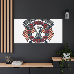 Honor the Fallen Memorial Day Canvas | USA 250, 1776–2026, vintage distressed