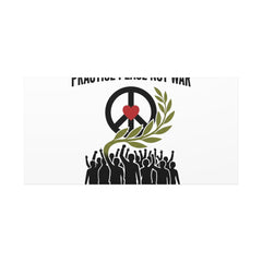 Practice Peace Not War Canvas | Anti-War, Peace Protest Art
