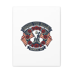Honor the Fallen Memorial Day Canvas | USA 250, 1776–2026, vintage distressed