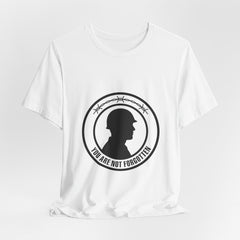 You Are Not Forgotten Tee, Memorial Day USA 250, 1776–2026, vintage distressed patriotic
