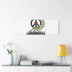 Practice Peace Not War Canvas | Anti-War, Peace Protest Art