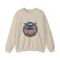 USA 250 Vintage Distressed Eagle Shield Sweatshirt | 1776–2026 Memorial Day, Patriotic Red White Blue