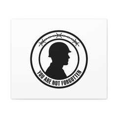 You Are Not Forgotten Canvas, Memorial Day USA 250, 1776–2026 Americana