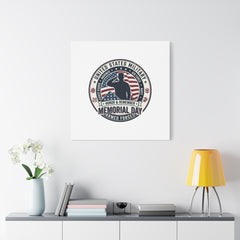 Memorial Day USA 250 Vintage Distressed Canvas | 1776–2026 Patriotic Americana