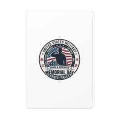 Memorial Day USA 250 Vintage Distressed Canvas | 1776–2026 Patriotic Americana