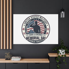 Memorial Day USA 250 Vintage Distressed Canvas | 1776–2026 Patriotic Americana