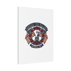 Honor the Fallen Memorial Day Canvas | USA 250, 1776–2026, vintage distressed