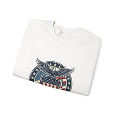 USA 250 Vintage Distressed Eagle Shield Sweatshirt | 1776–2026 Memorial Day, Patriotic Red White Blue
