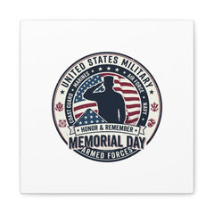 Memorial Day USA 250 Vintage Distressed Canvas | 1776–2026 Patriotic Americana