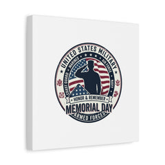 Memorial Day USA 250 Vintage Distressed Canvas | 1776–2026 Patriotic Americana