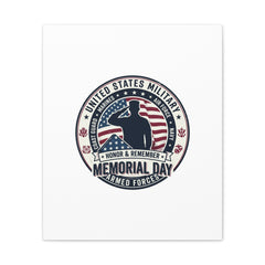 Memorial Day USA 250 Vintage Distressed Canvas | 1776–2026 Patriotic Americana