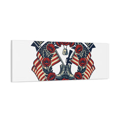 Honor the Fallen Memorial Day Canvas | USA 250, 1776–2026, vintage distressed