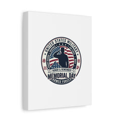 Memorial Day USA 250 Vintage Distressed Canvas | 1776–2026 Patriotic Americana