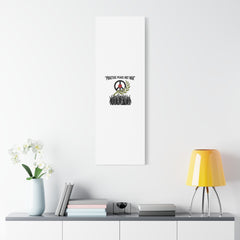 Practice Peace Not War Canvas | Anti-War, Peace Protest Art