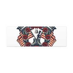 Honor the Fallen Memorial Day Canvas | USA 250, 1776–2026, vintage distressed