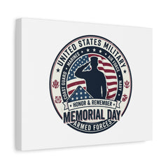 Memorial Day USA 250 Vintage Distressed Canvas | 1776–2026 Patriotic Americana