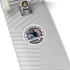 USA 250 Memorial Day Sticker | 1776–2026, vintage distressed patriotic decal