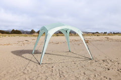 Pop 'N Go Canopy in blue providing shade for outdoor activities and UV protection.