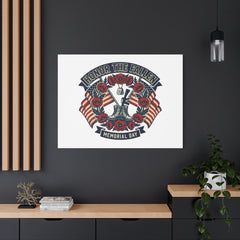 Honor the Fallen Memorial Day Canvas | USA 250, 1776–2026, vintage distressed
