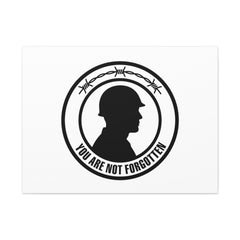 You Are Not Forgotten Canvas, Memorial Day USA 250, 1776–2026 Americana