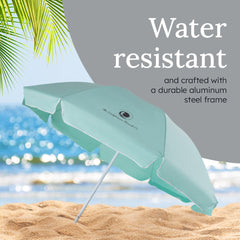 Pop 'N Go Beach Umbrella in light blue, perfect for outdoor sun protection at the beach or camping.