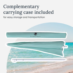 Pop 'N Go Beach Umbrella in light blue, perfect for outdoor sun protection at the beach or camping.