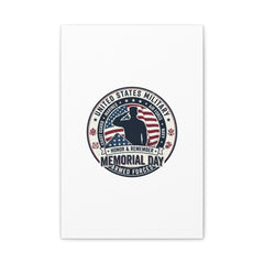 Memorial Day USA 250 Vintage Distressed Canvas | 1776–2026 Patriotic Americana