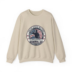 USA 250 Memorial Day Crewneck Sweatshirt | 1776–2026 Vintage Distressed Patriotic