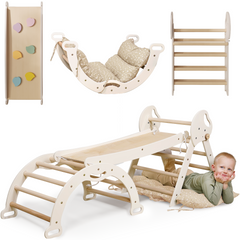 4in1 Montessori Climbing Set for Toddlers