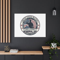 Memorial Day USA 250 Vintage Distressed Canvas | 1776–2026 Patriotic Americana