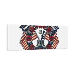 Honor the Fallen Memorial Day Canvas | USA 250, 1776–2026, vintage distressed