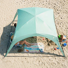 Pop 'N Go Canopy in blue providing shade for outdoor activities and UV protection.